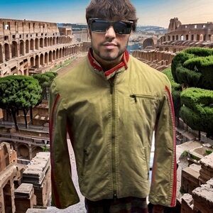 Armani Exchange cafe racer biker style jacket - hardly worn at all - perfect